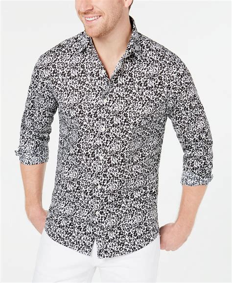 michael kors clothing for men|michael kors men's stretch shirt.